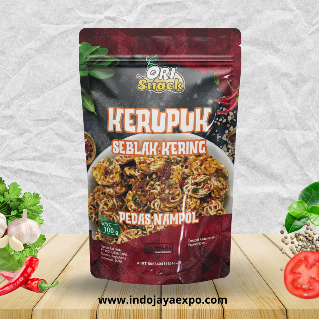 keripik seblak kering